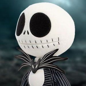 QMx Disney Nightmare Before Christmas Jack Skellington Zippermouth 9” Plush